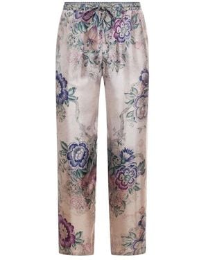 Pierre Louis Mascia Cropped Trousers - Grey