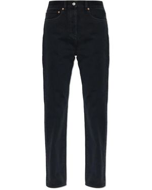 Balmain Straight Jeans - Negro