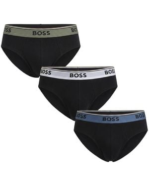 BOSS 3Er-Pack Slips - Schwarz