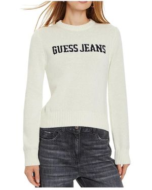 Guess Round-Neck Knitwear - Gris