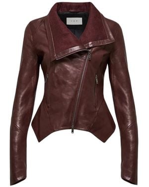 V S P Sigrid Lederjacke - Braun