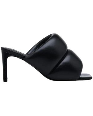 Stand Studio Heeled Mules - Nero