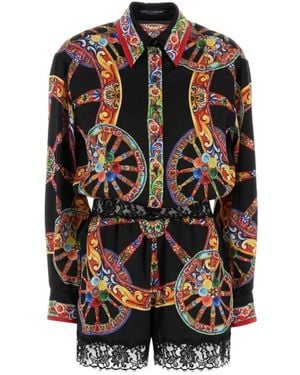 Dolce & Gabbana Playsuits - Black