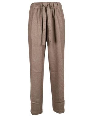 Myths Slim-Fit Pants - Brown