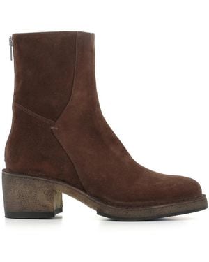 Pantanetti Heeled Boots - Brown
