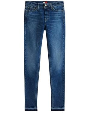 Tommy Hilfiger Nora Mid-Rise Skinny Jeans - Blauw