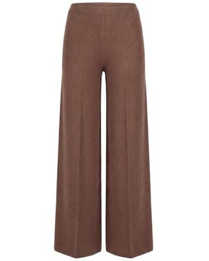 Semicouture Broeken ,Bruin ,Wijde Broek