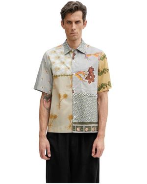 Paul Smith Gedruid Katoenen Shirt - Grijs