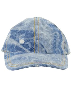 Marine Serre Moon Cap - Blau