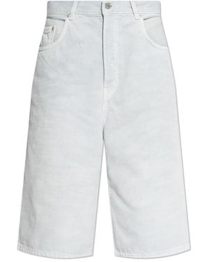 Haikure Denim Shorts - Blue
