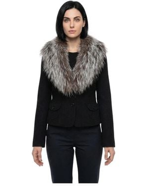 Dolce & Gabbana Woven Informal Jacket - Zwart