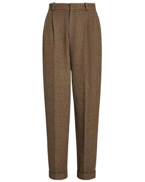 Ralph Lauren Tapered Trousers - Marrone