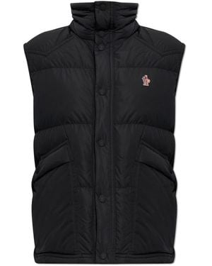 Moncler Jassen ,Zwart ,Polyester Evans Down Vest