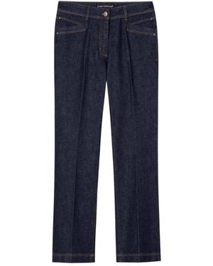 Luisa Cerano Cropped Jeans - Blue