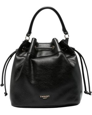 Twinset Bucket Bags - Black