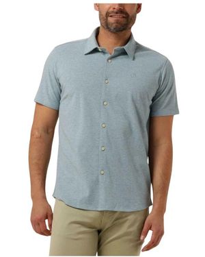 Dstrezzed Casual Blaues Hemd