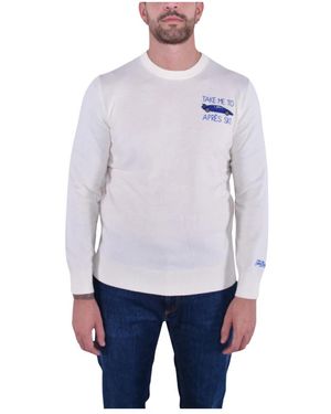 Mc2 Saint Barth Round-Neck Knitwear - Grijs