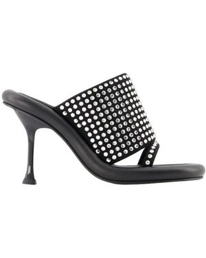 JW Anderson 'Bumber Crystal' Mules - Black