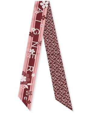 Aigner Silky Scarf - Rood