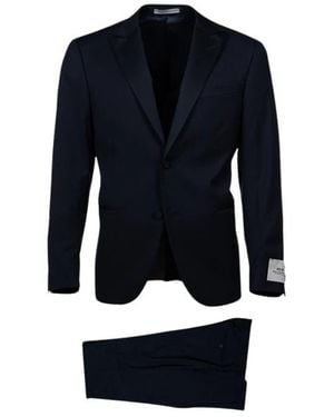 Corneliani Single Breasted Suits - Azul