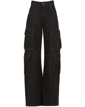 CYCLE Jeans ,Grijs ,Katoen Wide Leg Jeans - Zwart