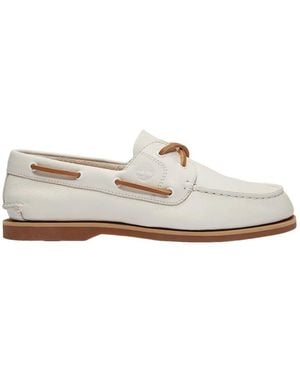 Timberland Weiße Lederschuhe
