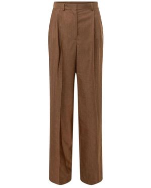 Stella McCartney Pleated Pinstripe P - Bruin