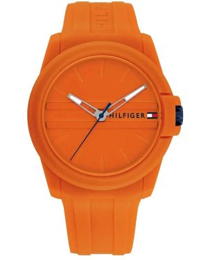 Tommy Hilfiger Silikonarmbanduhr - Orange