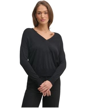 GAUDI V-Neck Knitwear - Noir