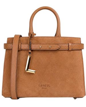 Lancel Tassen ,Bruin ,Leer Faubourg Carryall