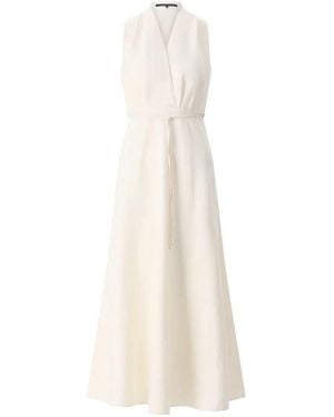 Luisa Cerano Tailiertes Midikleid - Weiß