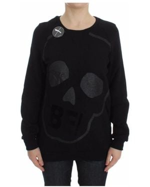 Exte Round-Neck Knitwear - Black