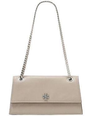 Tory Burch Tassen ,Grijs ,Wol Kira Turnlock Schoudertas