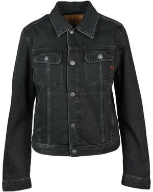 DIESEL Denim Jackets - Black