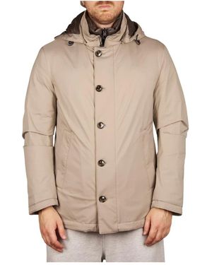 Montecore Jassen ,Leer Korte Parka - Naturel