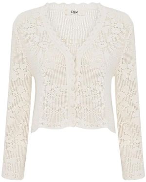 Chloé Truien & Vesten ,Wit ,Cardigans