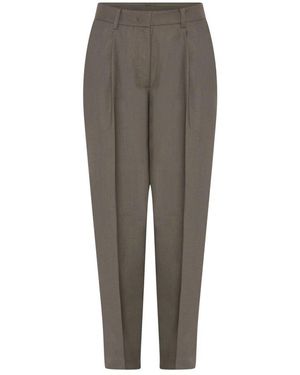 Bruuns Bazaar Slim-Fit Pants - Gray