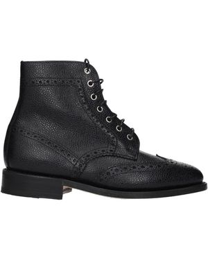 Thom Browne Lace-Up Boots - Noir