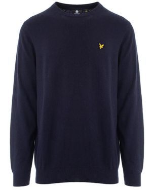 Lyle & Scott Round-Neck Knitwear - Blue