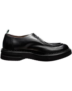 Green George Laced Shoes - Black