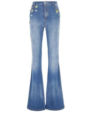 Ermanno Scervino Flare Jeans - Blue