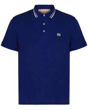 Valentino Garavani Polo Shirts - Blue