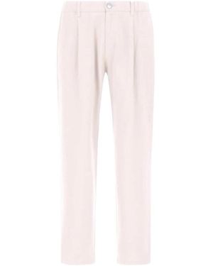 Herno Broeken ,Wit ,Broeken - Roze