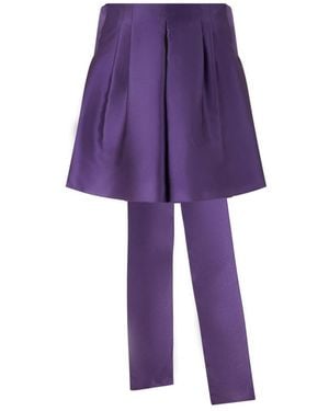 Alberta Ferretti Short Skirts - Purple