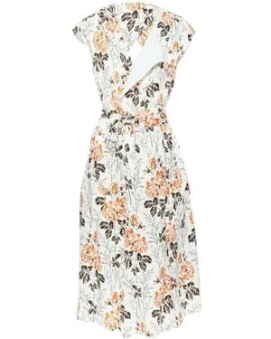 Victoria Beckham Midi Dresses - Metálico