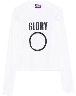 Jean Paul Gaultier Long Sleeve Tops - Blanc