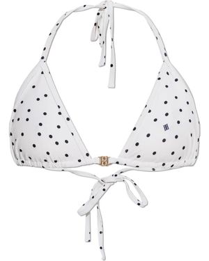 By Malene Birger Badmode ,Polyester Astrida Triangle Bikini Top - Wit