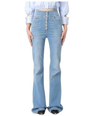 Elisabetta Franchi Flared Jeans - Blu