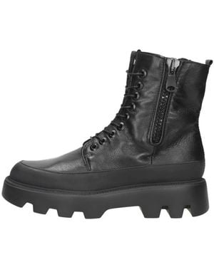 Mjus Veterschoenen Hoog - Schwarz
