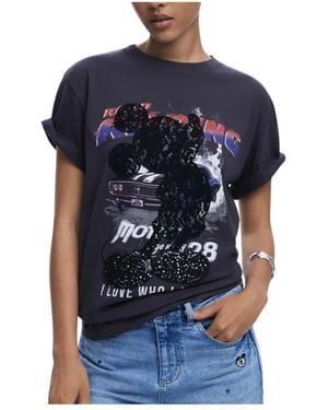 Desigual T-Shirts - Bleu